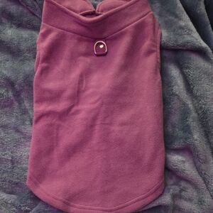 Plush Purple Dog Sweater